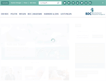 Tablet Screenshot of bdc.de