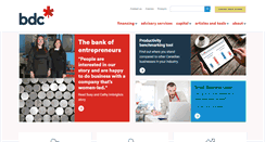 Desktop Screenshot of bdc.ca