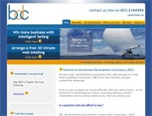 Tablet Screenshot of bdc.ie